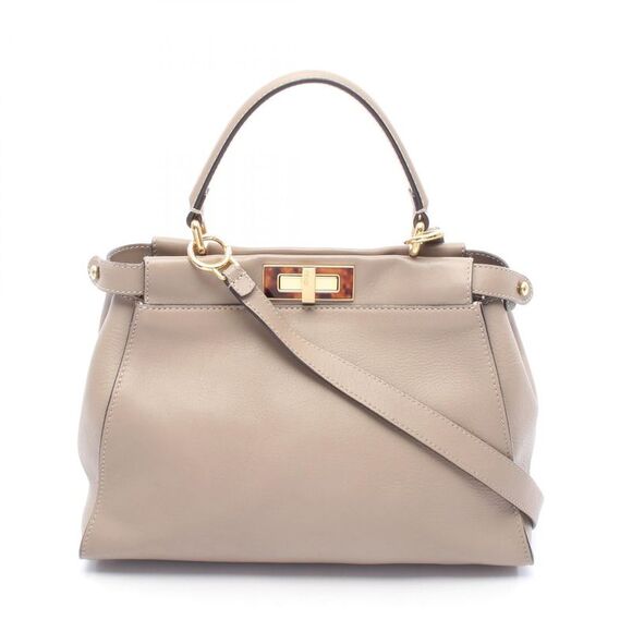 Fendi Peekaboo Leather Handbag - Picture 1 of 7